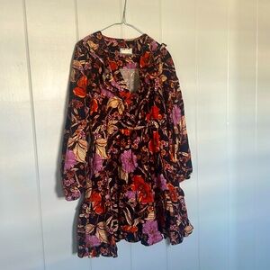 Anthropologie (Pilcro) brand long sleeved dress.